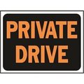 Hy Ko Hy KO 0215806 Sign Private Drive 9 x 12 in. Plastic - Case of 10 215806